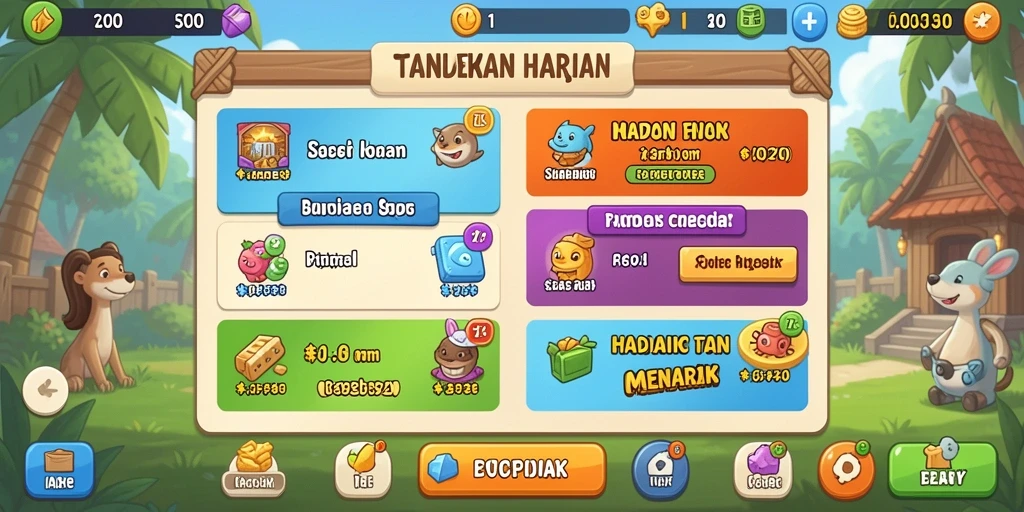 Tampilan antarmuka yang menarik dan intuitif.