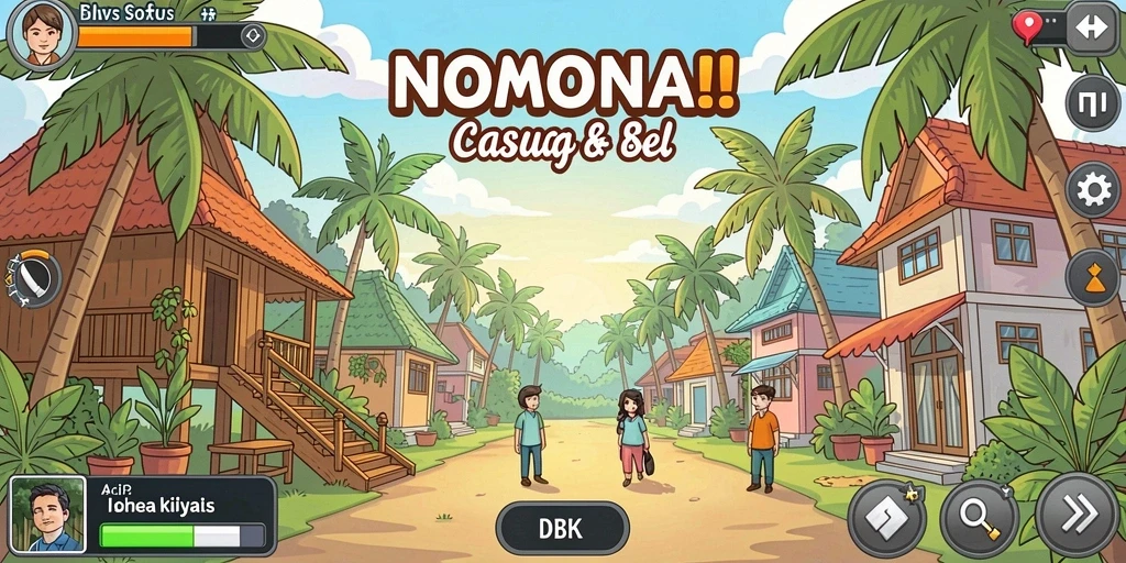 Screenshot menunjukkan tampilan antarmuka yang menarik.