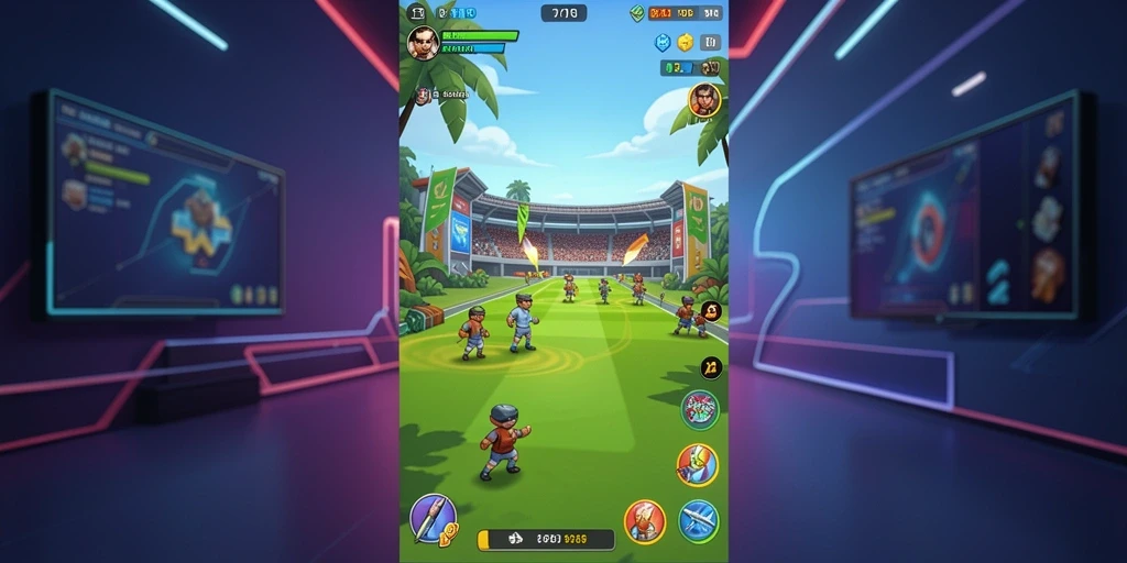 Tampilan awal permainan yang menarik dan mudah dipahami.
