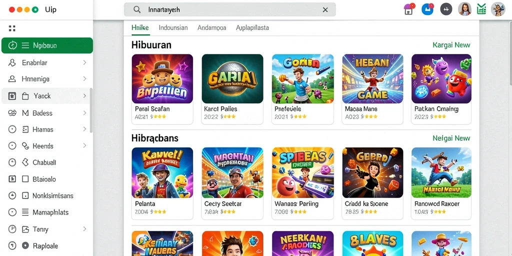 Tampilan awal aplikasi yang menarik dan mudah dinavigasi.