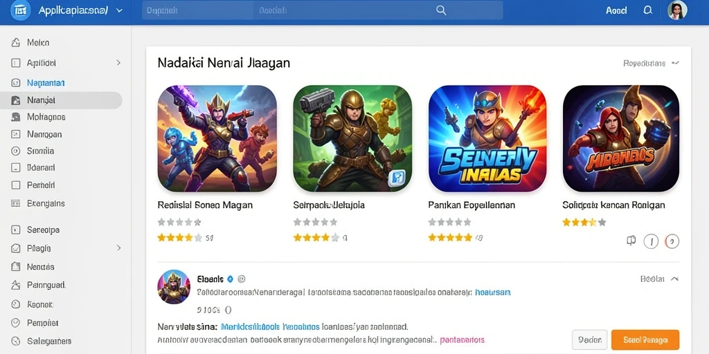 Tampilan antarmuka yang sederhana dan menarik.