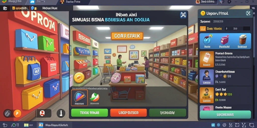 Tampilan antarmuka yang menarik dan modern.
