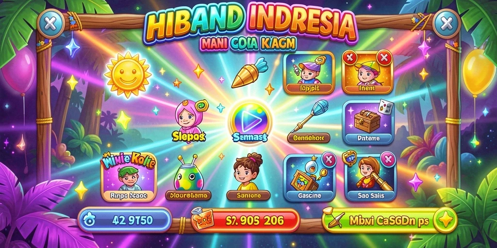 Screenshot menunjukkan dunia yang luas dan indah.