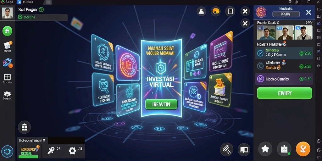 Gambaran grafik yang memukau dalam permainan.
