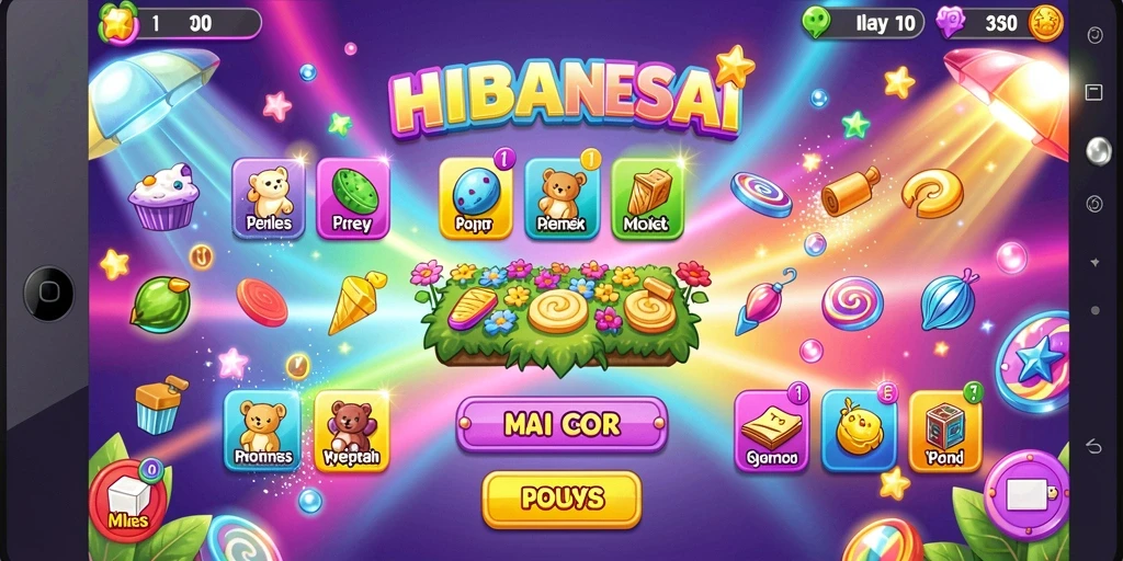 Tampilan awal RSNGAME yang menarik dan penuh warna.