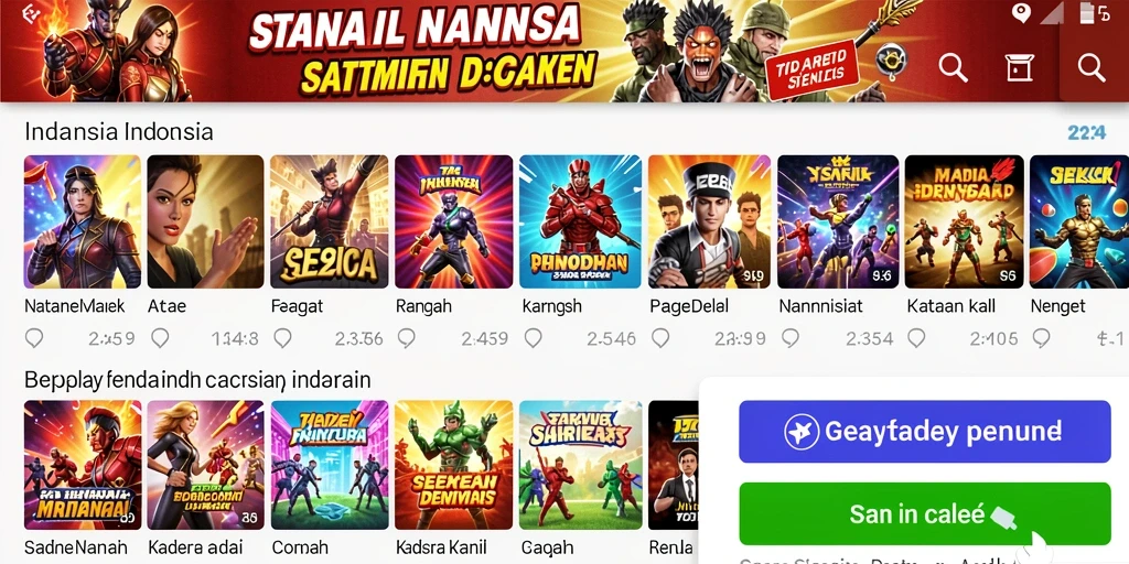 Tampilan utama WOW99 dengan opsi permainan yang menarik.