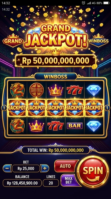 Galeri pratinjau visual winboss build APK resmi terbaru